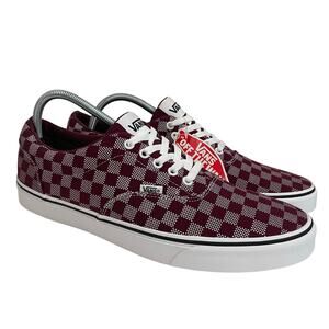 Vans Men’s Doheny Sneakers Port Royale Lace Up Low Skate Shoes sz 13 Red White